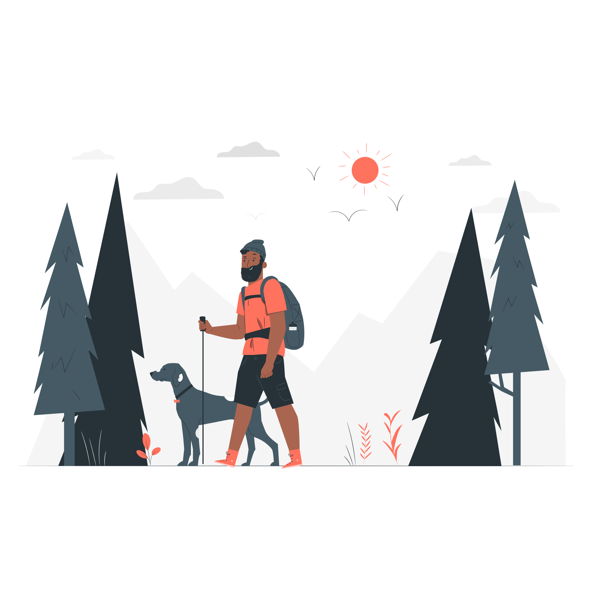 Illustration FAQ randonnée